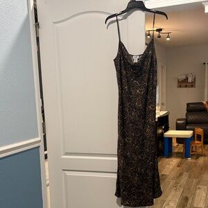 Nicole Miller Leopard Print Dress - Brown and Black